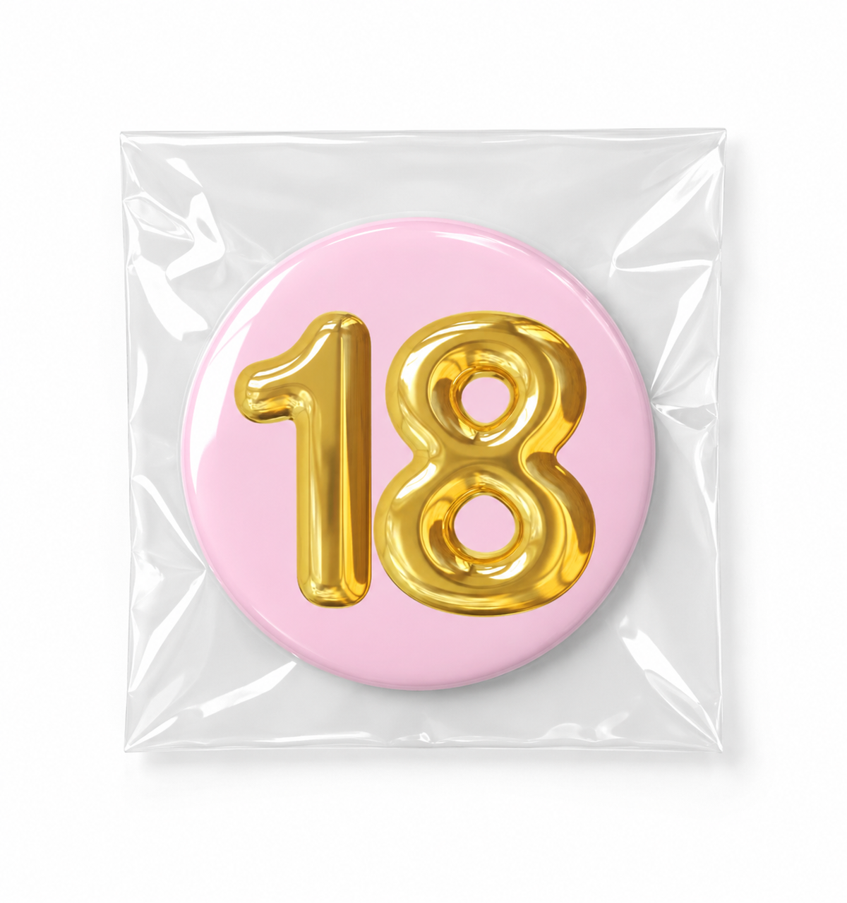 Birthday - 18 Pink & Gold