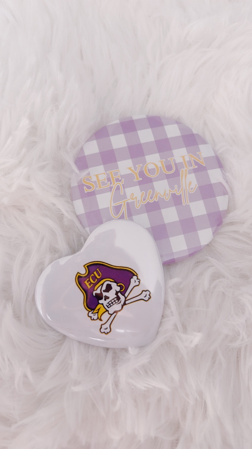 Custom Heart Buttons