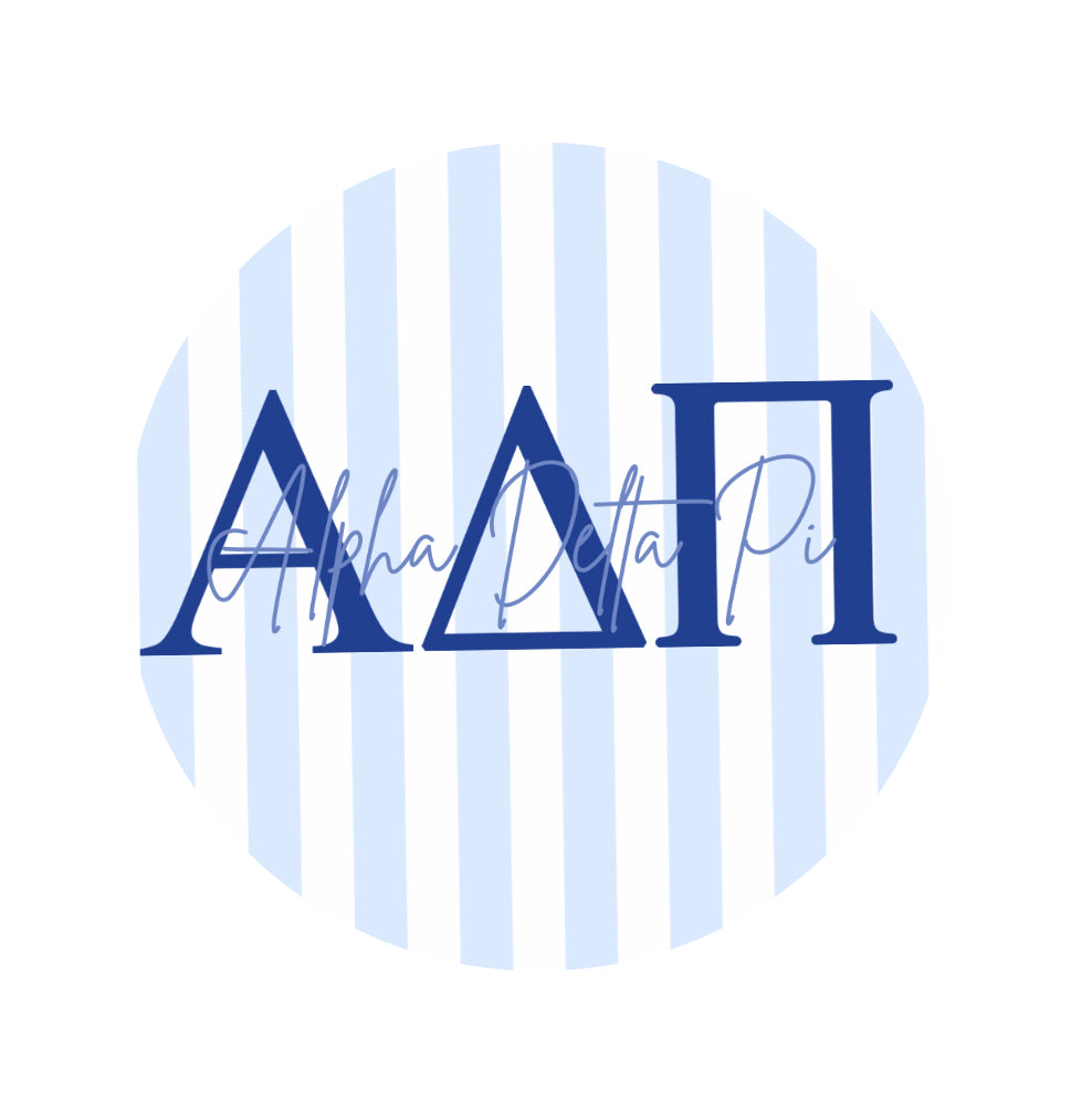 Sorority - Alpha Delta Pi (blue stripes)