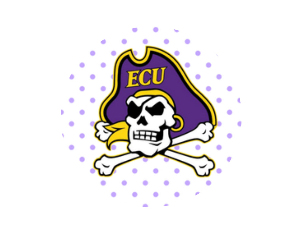 ECU Polka Dot Button
