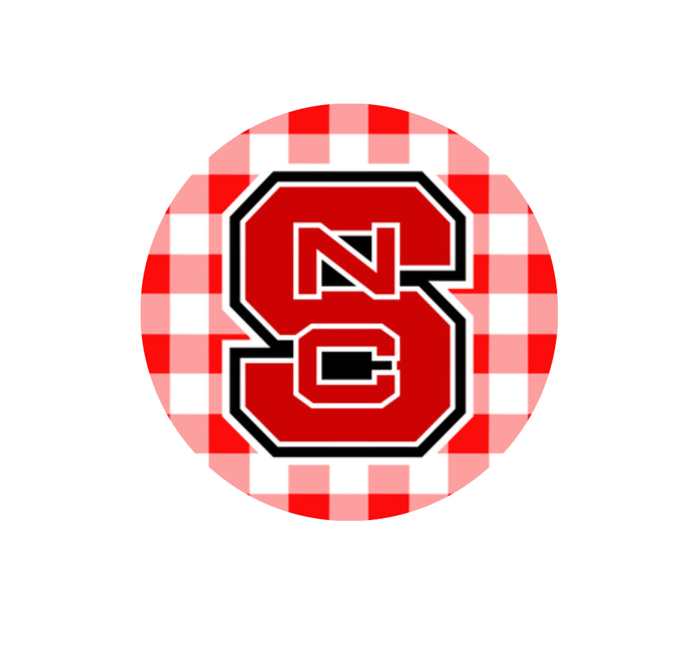NCSU - Logo W/ Red Gingham