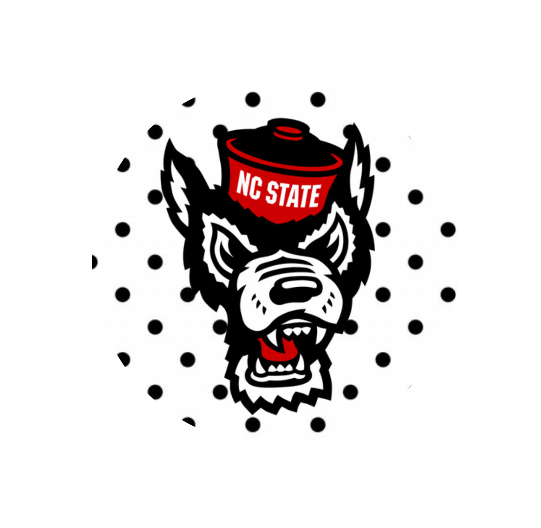 NCSU - Mascot W/ Polka Dots