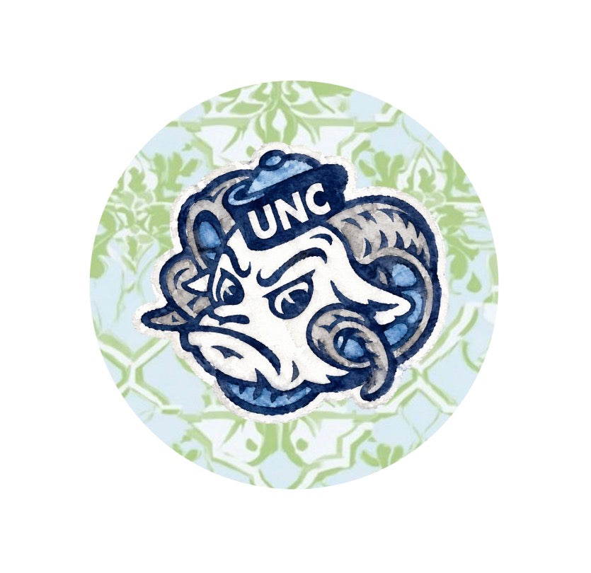 UNC - Watercolor Mascot