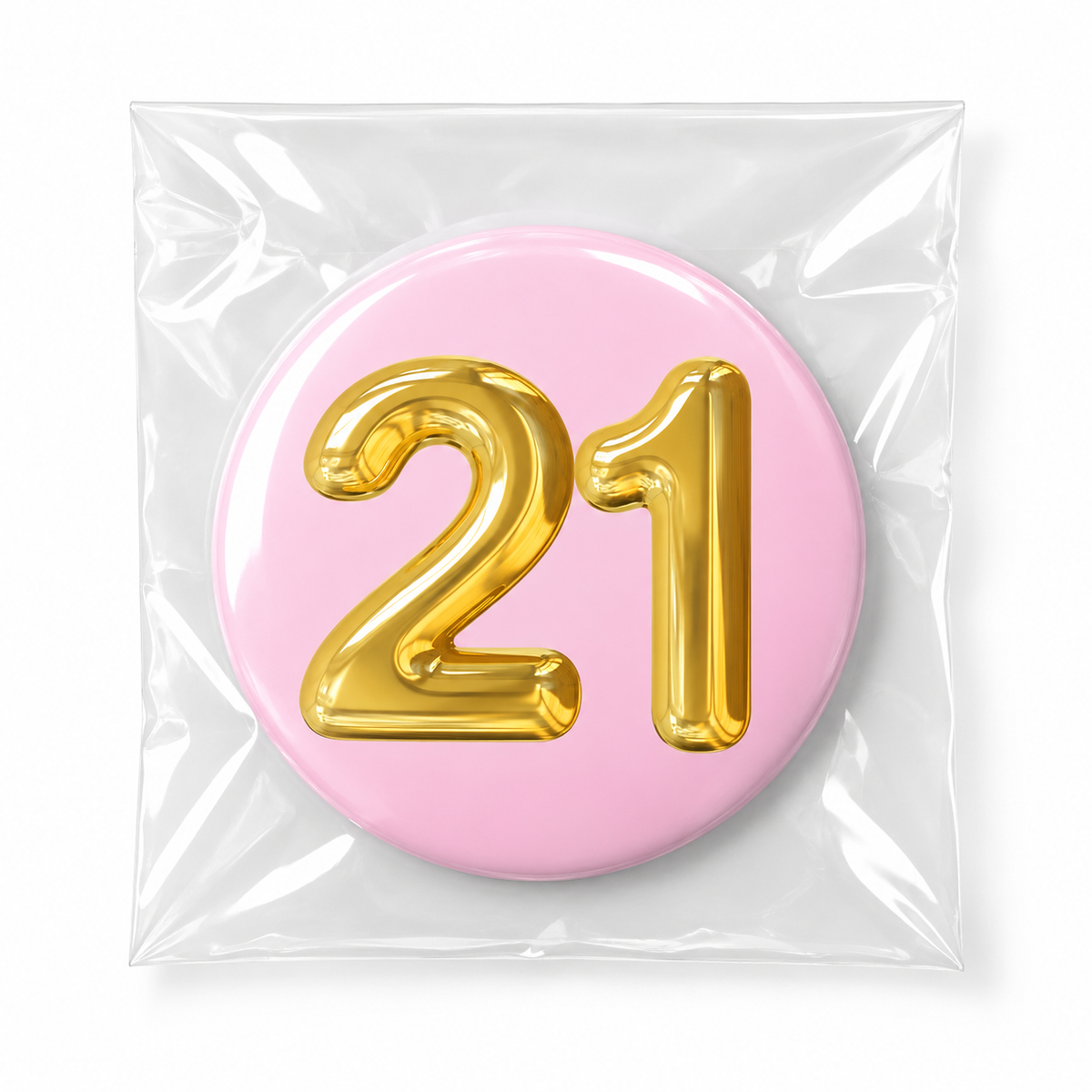 Birthday - 21 Pink & Gold