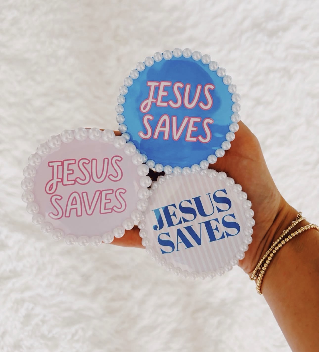 Jesus Saves Button