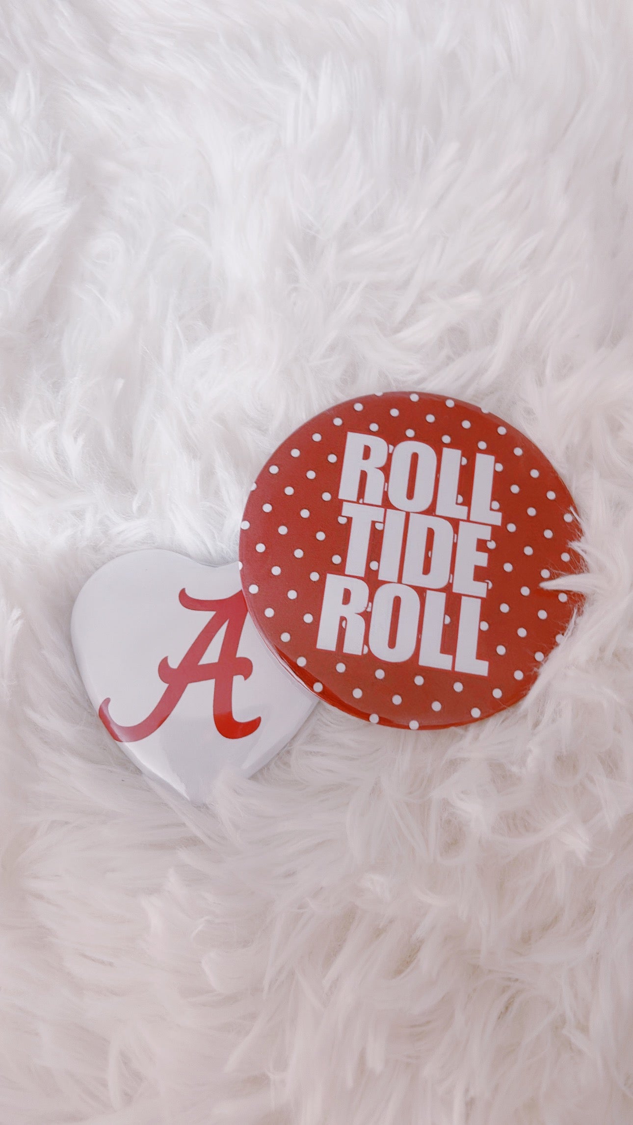 Custom Heart Buttons