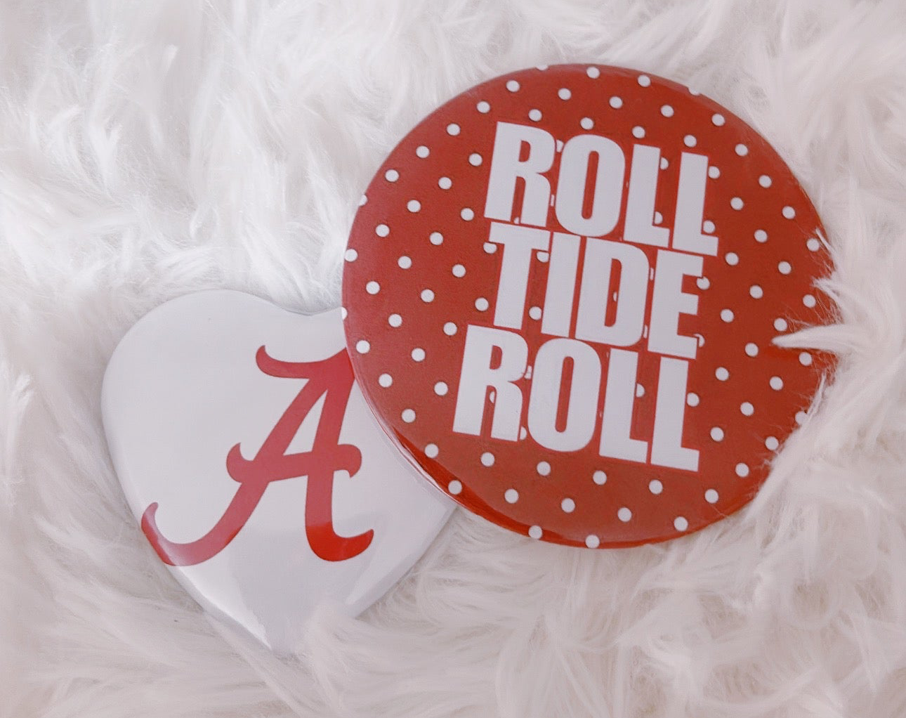 Custom Heart Buttons