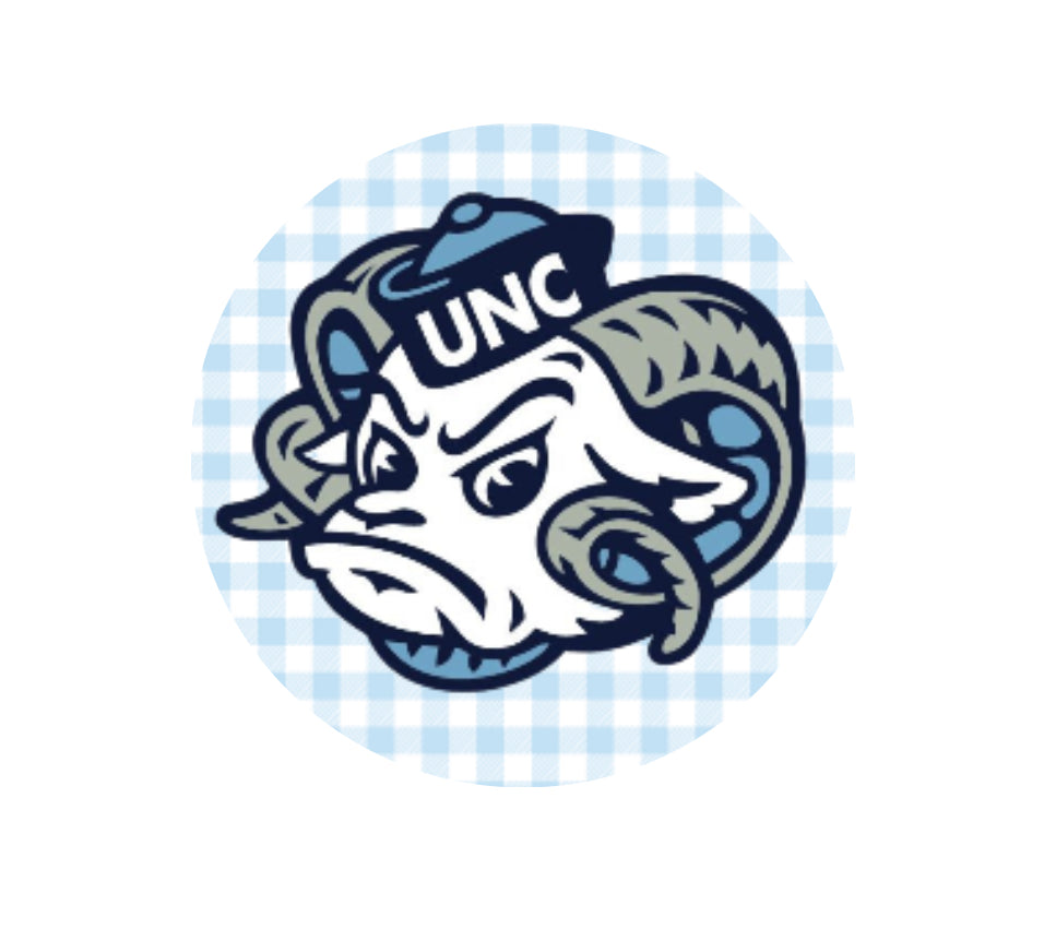 UNC - Mascot Blue Gingham